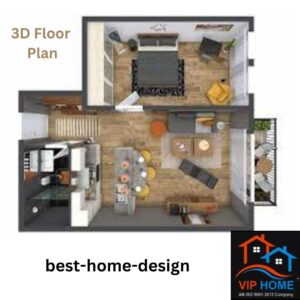 3D Floor Plan, VIP home, Construction Company